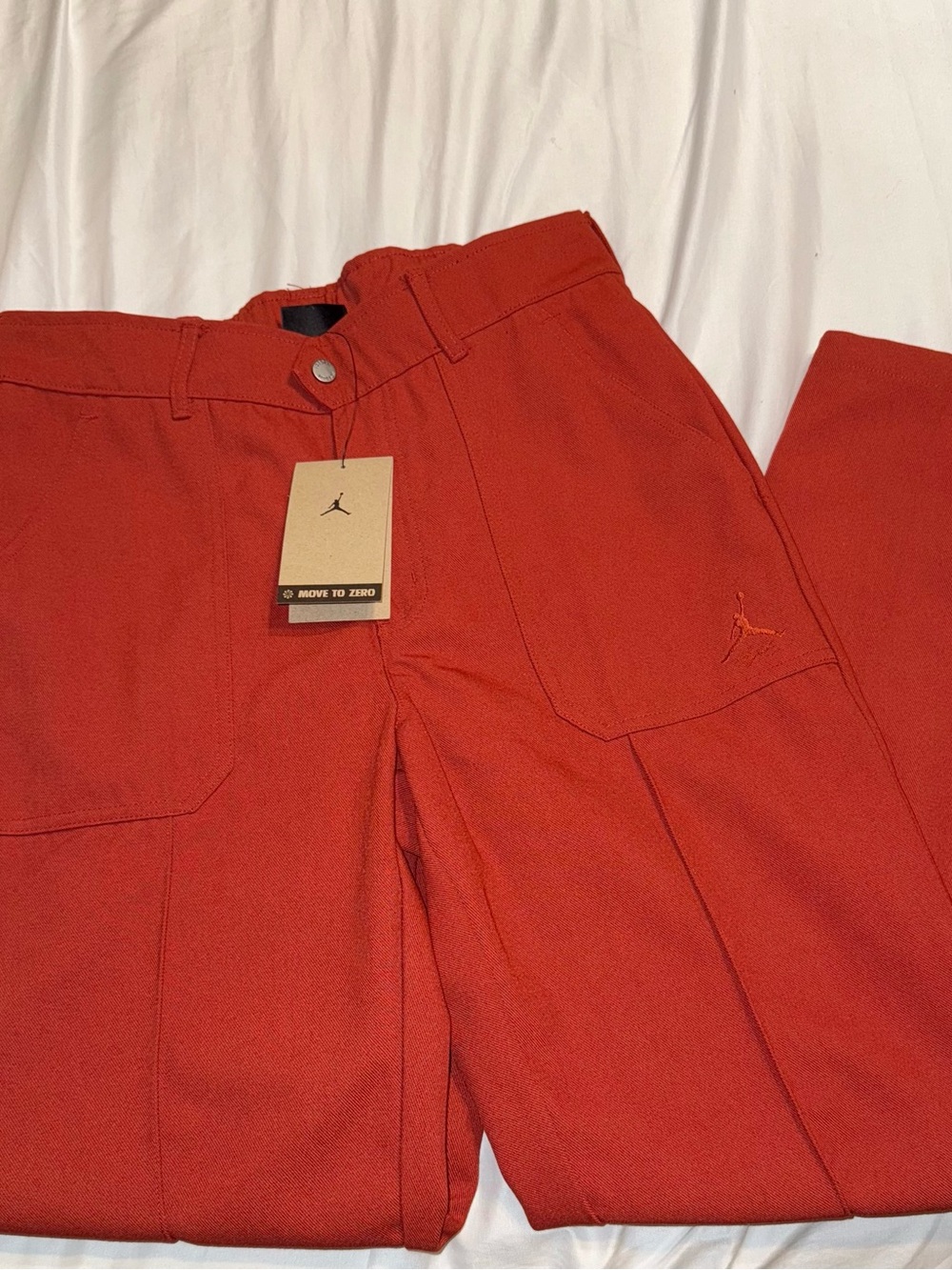 Jordan Move To Zero Womens Red Workwear Pants